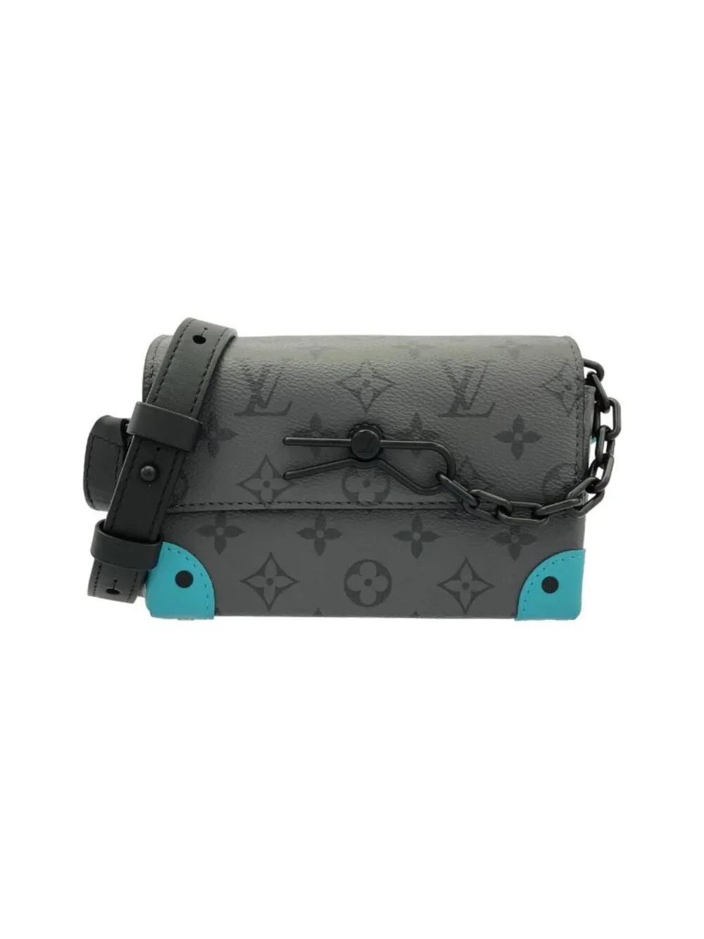 Louis Vuitton Monogram Eclipse Reverse Steamer Wearable Wallet M Shoulder Bag